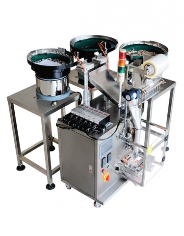 MK-LS3三盤下料螺絲包裝機